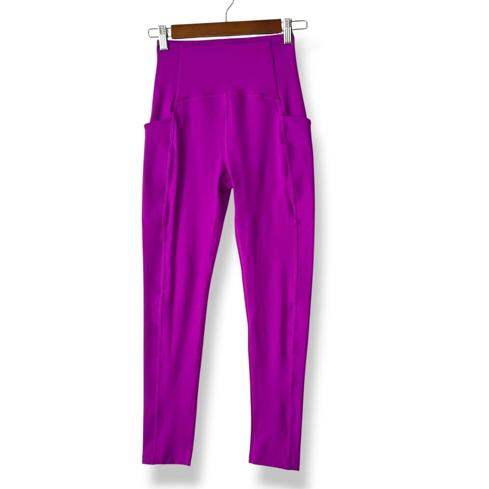 Beyond Yoga High Waisted Pocket Leggings S Magenta Purple Active Yoga Pants